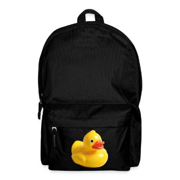 Canard en plastique - Sac à dos - noir - Devant