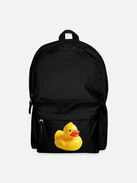 Quietscheente - Rucksack - Schwarz