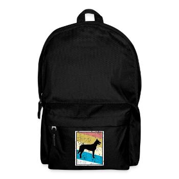 Hollandse Herder Hunde Vintage Retro - Rucksack - Schwarz - Vorne