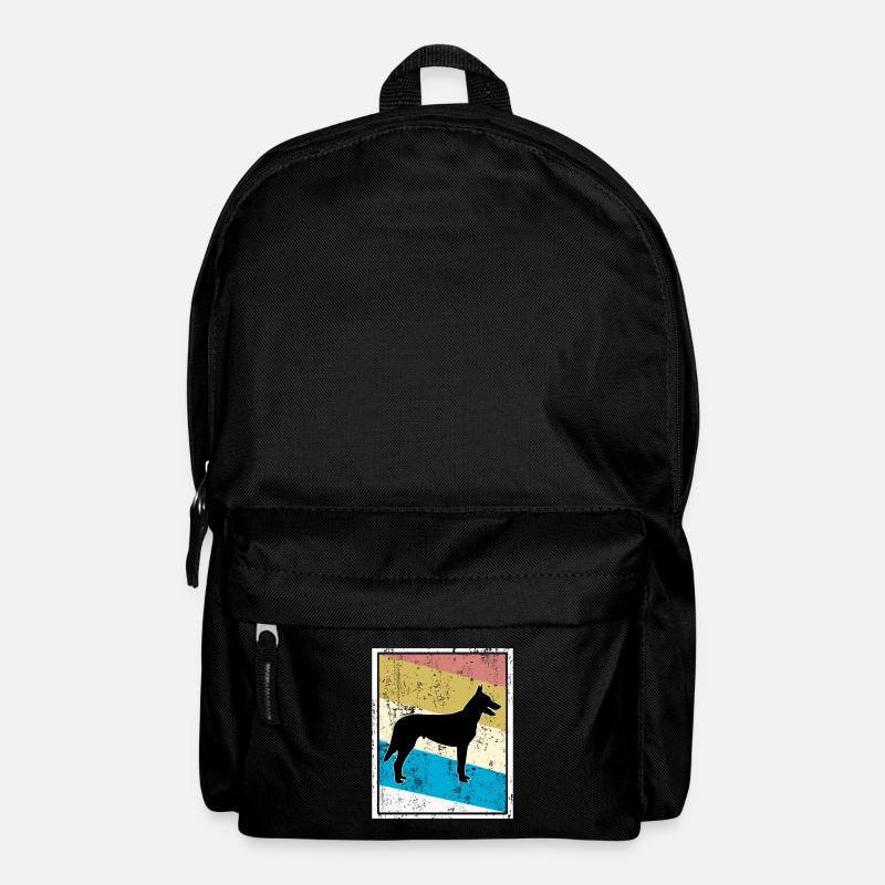 Hollandse Herder Dogs Vintage Retro - Backpack - black