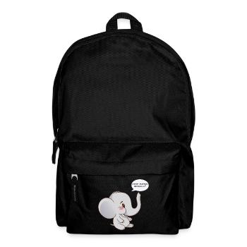 Stop eating Animals! - Backpack - black - Front