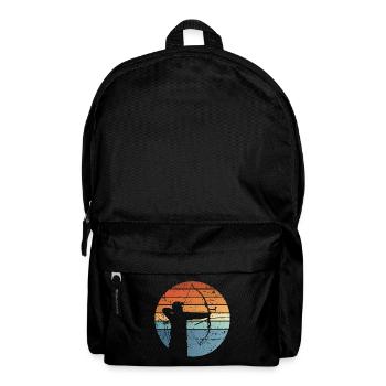 Archery archery archer - Backpack - black - Front