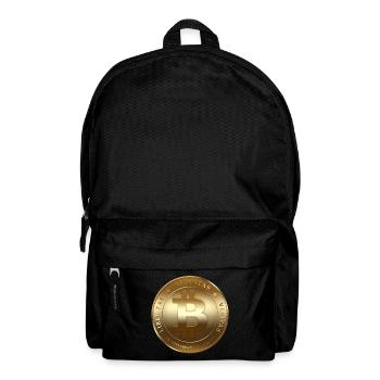 Office Business Bitcoin Element Commercial Shirt - Rucksack - Schwarz - Vorne