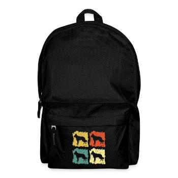 Swiss White Shepherd Pop Art - Backpack - black - Front