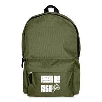 Fear no Fish - Rucksack - Olivgrün - Vorne