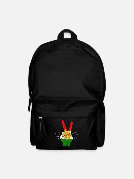 Kurdistan Peace Finger - Rucksack - Schwarz