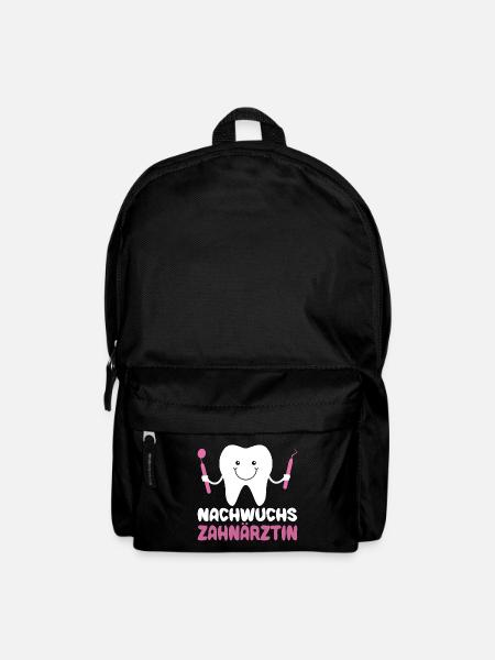 Nachwuchs Zahnarzt Zahnärztin Baby Mädchen - Rucksack - Schwarz
