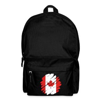 Canada Flag Maple Leaf Canadian Flag Canada - Backpack - black - Front