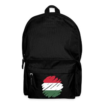 Ungarn Flagge Ungarische Fahne Balaton Hungary - Rucksack - Schwarz - Vorne