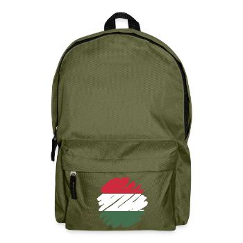 Ungarn Flagge Ungarische Fahne Balaton Hungary - Rucksack - Olivgrün - Vorne