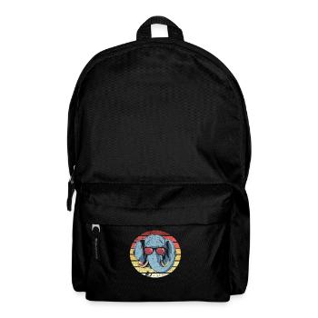 Eléphant d’Afrique - Sac à dos - noir - Devant