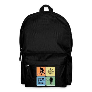 Floorball floorball "Floorball-unique" bandy - Backpack - black - Front