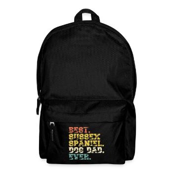 Sussex Spaniel Dad Papa Master Vintage Best - Backpack - black - Front
