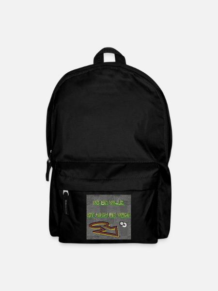 Wo ein Wille, ist auch ein Weg!! - Rucksack - Schwarz