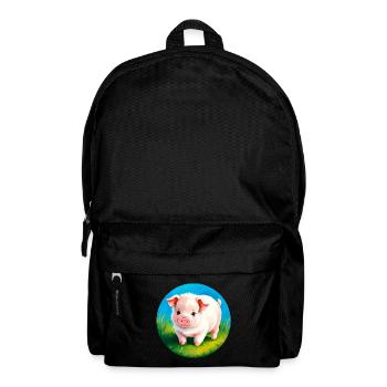 Bébé porceon porcelet porcelet - Sac à dos - noir - Devant