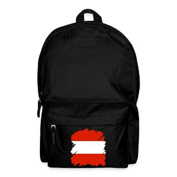 Austria Flag Austria Austrian Flag AT - Backpack - black - Front