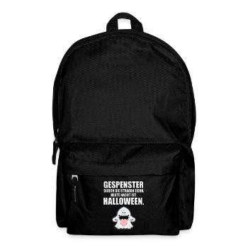 HALLOWEEN - GESPENSTER DURCH DIE STRAßEN ZIEHN... - Rucksack - Schwarz - Vorne