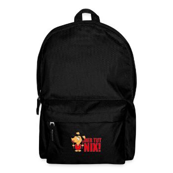 DER TUT NIX! - HUND - TEUFEL - Rucksack - Schwarz - Vorne