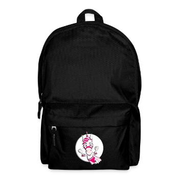 EINHORN - MOND - MONDSCHEIN - SUPERHELD - KINDER - Rucksack - Schwarz - Vorne