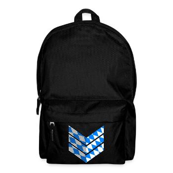 Bavaria Flag Used Look Bavarian Flag Vintage - Backpack - black - Front