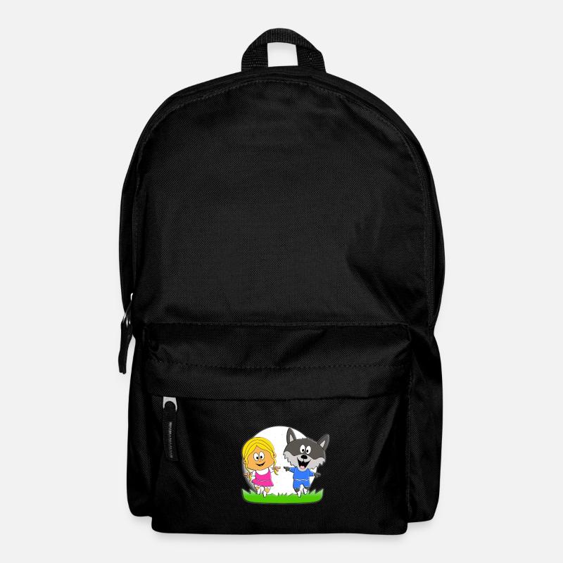 MÄDCHEN - DIE MIT DEM WOLF TANZT - TANZEN - KIND - Rucksack - Schwarz