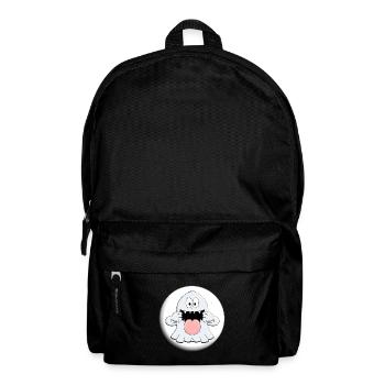 GESPENST - MONDSCHEIN - HALLOWEEN - KIND - KINDER - Rucksack - Schwarz - Vorne
