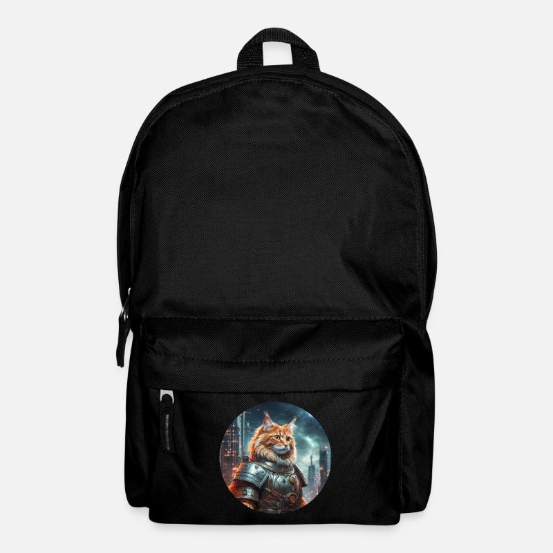 Cyber-Katze - Rucksack - Schwarz