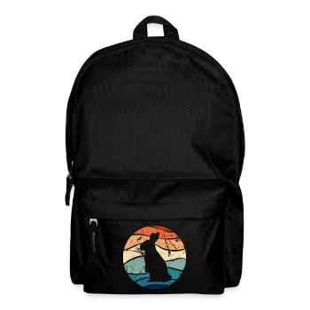 Rabbit Easter Retro Gift - Backpack - black - Front