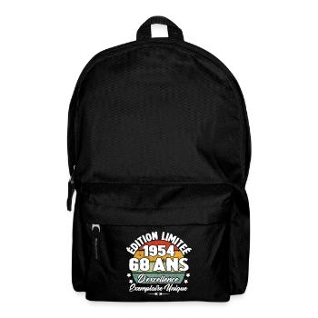 Cadeau 68 ans d'excellence / Édition limitée 1954 - Sac à dos - noir - Devant