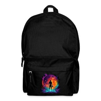 Joueur de basket-ball en design d’art pour les fans de sport - Sac à dos - noir - Devant