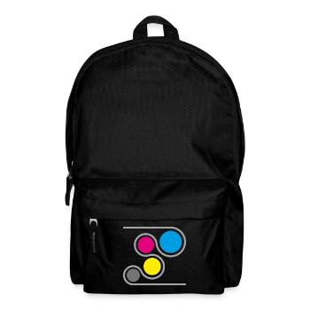 Printer CMYK Graphic - Backpack - black - Front