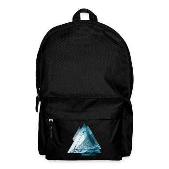 Dreieck Surfer Welle - Rucksack - Schwarz - Vorne