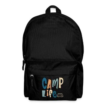 Camp Life - Backpack - black - Front