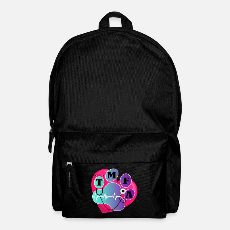 TMFA Tierheiler Tierarztpraxis Tiermedizin - Rucksack - Schwarz