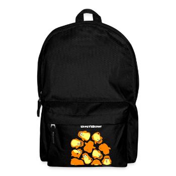 Hamsterkauf total - Tragebeutel deluxe - Rucksack - Schwarz - Vorne