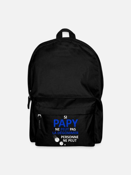 Papy peut la dégommer - Sac à dos - noir