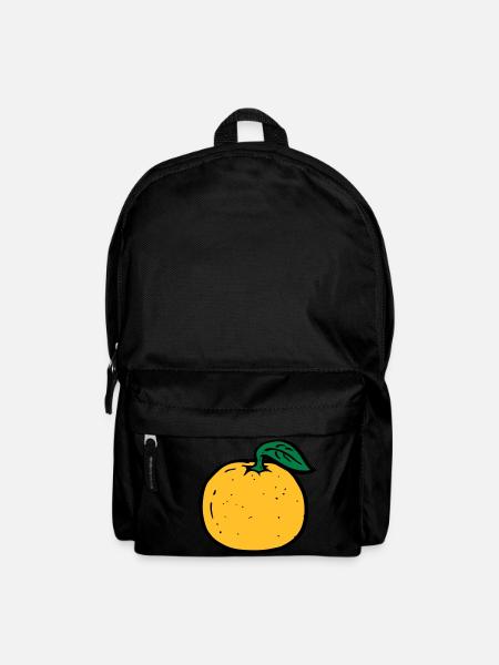 orange - Rucksack - Schwarz