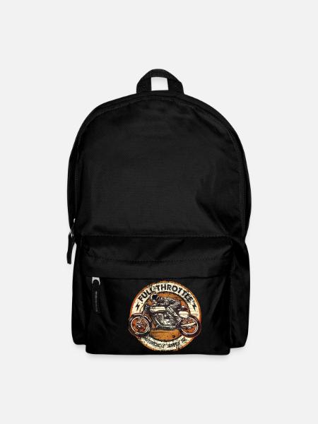 SSD Full Throttle retro racer - RAHMENLOS Biker - Rucksack - Schwarz