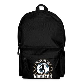Father and Son - Never Change A Winning Team - Rucksack - Schwarz - Vorne