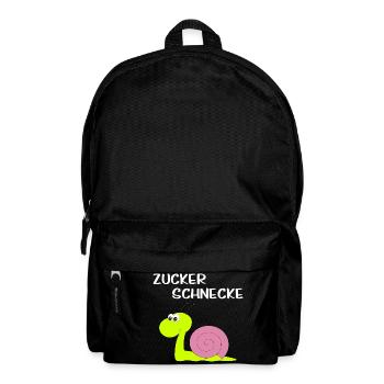Zucker Schnecke - Rucksack - Schwarz - Vorne