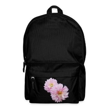 flowers lilies tulips orchids sunflower dahlia ger - Backpack - black - Front