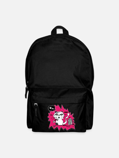 little bad cat - Backpack - black