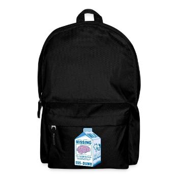 Missing : 's brain - Cerveau de  perdu - Sac à dos - noir - Devant