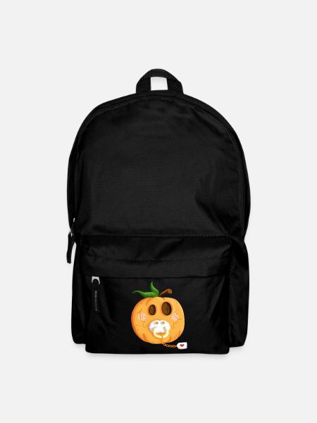 Baby Kürbis Bauch I Schwangerschaft I Geschenk - Rucksack - Schwarz