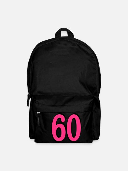 60 . Geburtstag - Rucksack - Schwarz