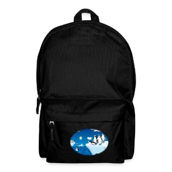 Pinguine - Rucksack - Schwarz - Vorne