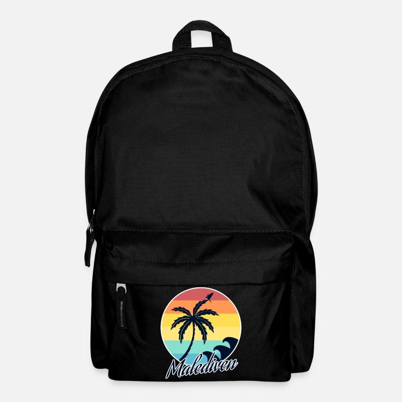 Malediven - Rucksack - Schwarz