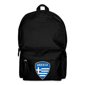 Griechenland Wappen / Geschenk Athen Piräus - Rucksack - Schwarz - Vorne