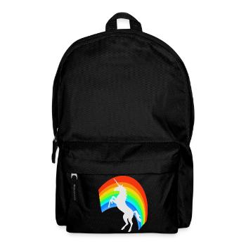 Regenbogen Märchen - Rucksack - Schwarz - Vorne