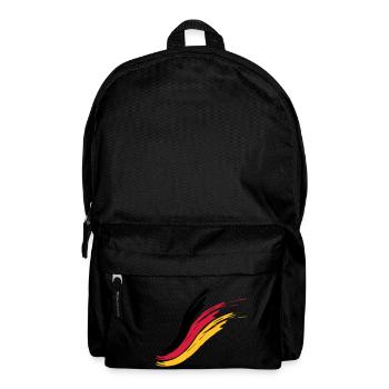 germany flag country proud homeland german tri - Backpack - black - Front